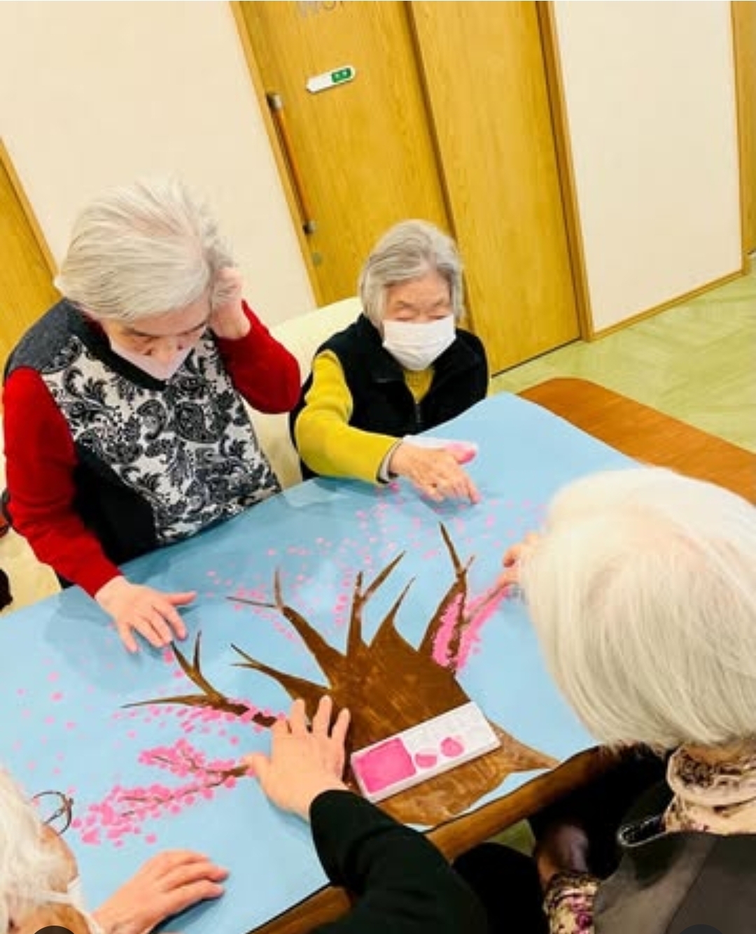 春の足音が（デイサービス喜楽倶楽部）