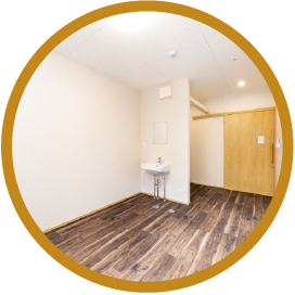 ゆっくりと過ごせる木を感じる癒しの空間