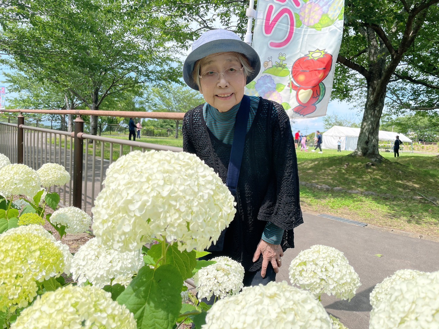 紫陽花見学へ（デイサービス喜楽俱楽部）